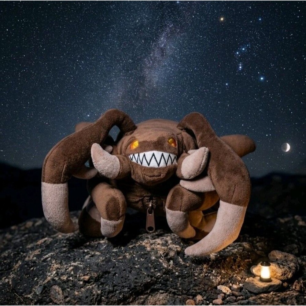 2015 Blizzard StarCraft II Reversible Zergling Baneling Plush Soft Toy RARE